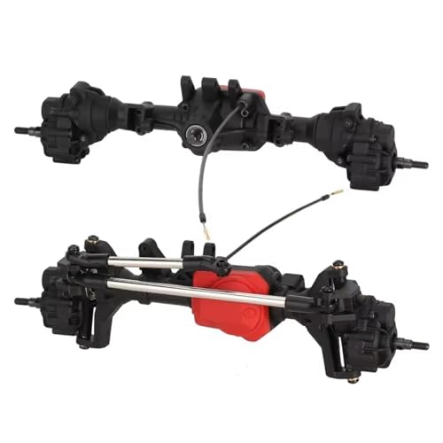 Vorder Hinterachse RC Kompatibel Mit Trxs Für TRX4 1/10 RC Für Rock Crawler Auto-Upgrades Teile Modifikation Zubehör Vorne Hinten Portalachsen(1set) von QAWSED