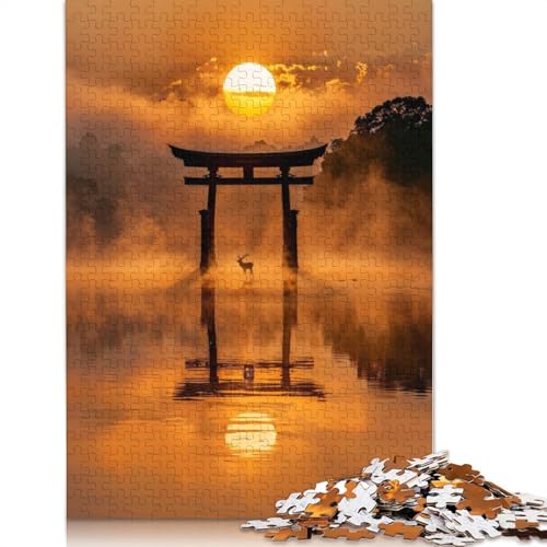 1000 Teile „Spirit in The Stillness“ Puzzle Schwierigkeitsgrad Puzzle Lernspiele Spielzeug (75 x 50 cm) von QBIREX