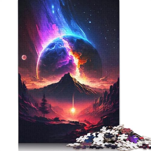 1000 Teile „Tod eines Sterns“ Puzzle, Schwierigkeitsgrad, Lernspiele, Spielzeug, (75 x 50 cm) von QBIREX