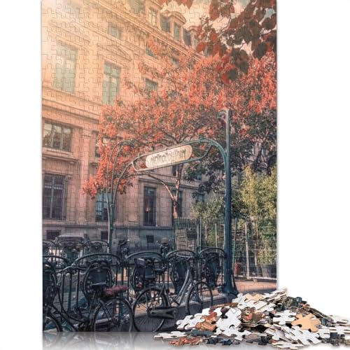 1000 Teile Metropolitan Poster Puzzles Schwierigkeitsgrade Puzzles Lernspiele Spielzeug (38x26cm) von QBIREX