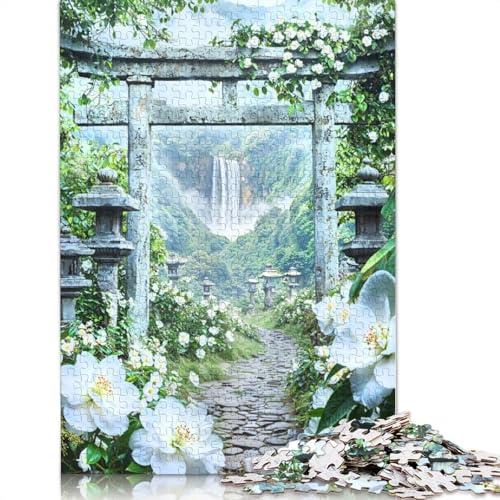 1000 Teile Sarutahikos Heiliger Pfad Puzzle, Schwierigkeitsgrad Erwachsene, Lernspielzeug, Spiele, (38 x 26 cm) von QBIREX