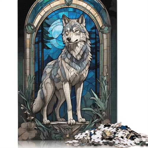 1000-teiliges Fuchs-Tierpuzzle für Erwachsene, Papierpuzzles, Puzzles für Erwachsene, Lernspiel, Herausforderungsspielzeug, 1000 Stück (75 x 50 cm) von QBIREX