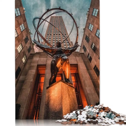 1000-teiliges Rockefeller Center-Puzzle, Schwierigkeitsgrad: Puzzle, Lernspiele, Spielzeug, (38 x 26 cm) von QBIREX
