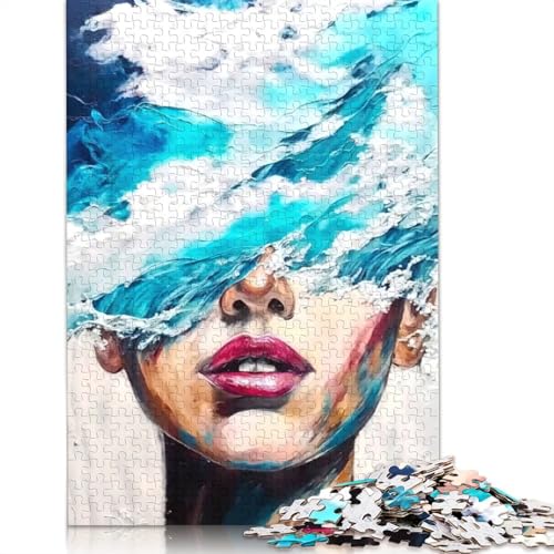 520-teiliges Ocean Hope-Puzzle, Holzpuzzle für Erwachsene und Jugendliche, Lernspielzeug, 520 Teile (52 x 38 cm) von QBIREX