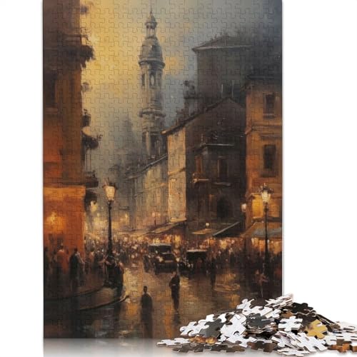 520-teiliges Puzzle „Roms Zeitloser Charme“ für Erwachsene, schwierige Holzpuzzles, Puzzles für Erwachsene, Lernspiel, Herausforderungsspielzeug, 520 Stück (52 x 38 cm) von QBIREX
