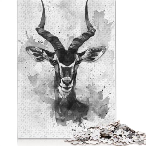 Addax Puzzles 520 Teile Schwer Puzzle Spielzeug Pädagogisches Spiel Impossible Herausforderungsspielzeug Für Erwachsene Und Kinder in Bewährter 520pcs (52x38cm) von QBIREX