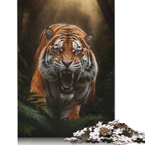 Ambushed by Fury Puzzle Premium, 100% recycelte Pappe, 100% recycelter Karton, Puzzle für Erwachsene ab 12 Jahren, 1000 Teile (26 x 38 cm) von QBIREX