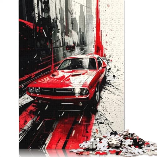 American Muscle Puzzles 1000 Teile Schwer Puzzle Spielzeug Lernspiel Impossible Herausforderungsspielzeug Für Erwachsene Und Kinder Ab 14 Jahren 1000pcs (75x50cm) von QBIREX