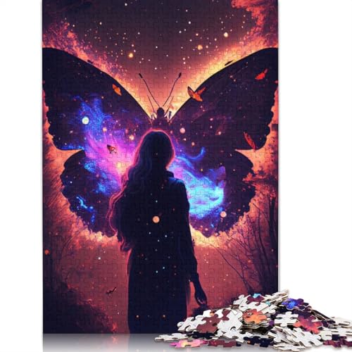 Another Dimension Puzzle, Denksportaufgabe, rechteckiges Papierpuzzle für Erwachsene und Teenager, 1000 Teile (75 x 50 cm) von QBIREX