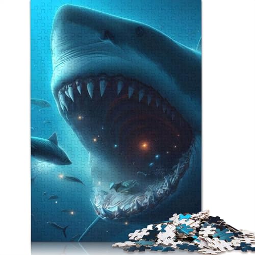 Apex Predator Puzzle, Dekompressionsspielzeug, rechteckiges Papierpuzzle für Kinder und Erwachsene ab 12 Jahren, 1000 Teile (26 x 38 cm) von QBIREX