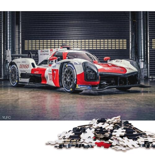 Art Sports Car Puzzle, 100 Prozent Recyclingkarton, 100 Prozent Recyclingkarton, Puzzle für Jungen oder Mädchen, 38 x 26 cm, 1000 Teile Art Sports Car Puzzle, 100 Prozent Recyclingkarton, 100 Prozent Recyclingkarton, Puzzle für Jungen oder Mädchen, 38 x 26 cm, 1000 Teile von QBIREX