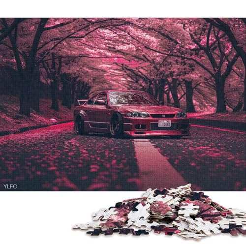 Art Sports Car Puzzle, 100 Prozent Recyclingkarton, 100 Prozent Recyclingkarton, Puzzle für Jungen oder Mädchen, 70 x 50 cm, 1000 Teile Art Sports Car Puzzle, 100 Prozent Recyclingkarton, 100 Prozent Recyclingkarton, Puzzle für Jungen oder Mädchen, 70 x 50 cm, 1000 Teile von QBIREX