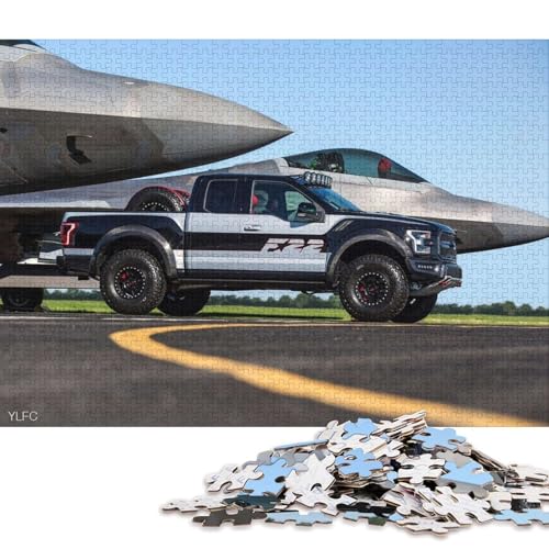 Art Sports Car Puzzle, 100 Prozent Recyclingkarton, 100 Prozent Recyclingkarton, Puzzle für Jungen oder Mädchen, 70 x 50 cm, 1000 Teile von QBIREX