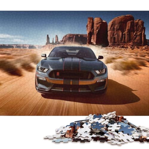 Art Sports Car Puzzle, 100 Prozent Recyclingkarton, 100 Prozent Recyclingkarton, Puzzle für Jungen oder Mädchen, 70 x 50 cm, 1000 Teile Art Sports Car Puzzle, 100 Prozent Recyclingkarton, 100 Prozent Recyclingkarton, Puzzle für Jungen oder Mädchen, 70 x 50 cm, 1000 Teile von QBIREX