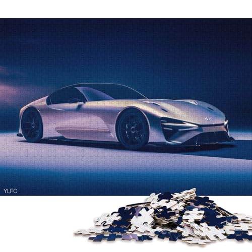 Art Sports Car Puzzle, 100% recycelter Karton, Premium-Karton, Puzzle für Erwachsene und Kinder, 70 x 50 cm, 1000 Teile Art Sports Car Puzzle, 100% recycelter Karton, Premium-Karton, Puzzle für Erwachsene und Kinder, 70 x 50 cm, 1000 Teile von QBIREX