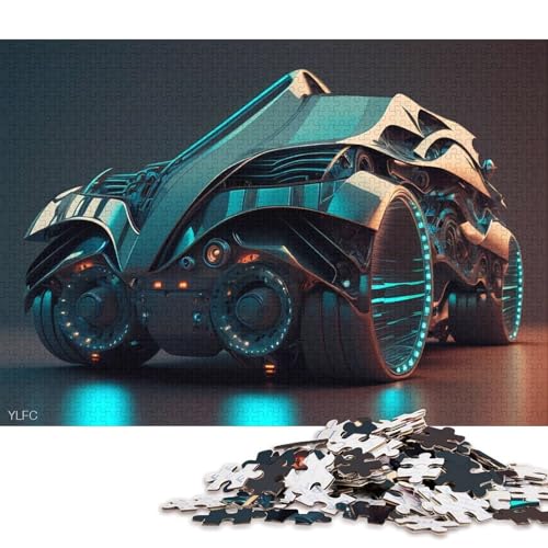 Art Sports Car Puzzle, Denksportaufgabe, 100% recycelter Karton, Puzzle für Kinder und Erwachsene ab 12 Jahren, Vatertagsgeschenk, 70 x 50 cm, 1000 Teile Art Sports Car Puzzle, Denksportaufgabe, 100% recycelter Karton, Puzzle für Kinder und Erwachsene ab 12 Jahren, Vatertagsgeschenk, 70 x 50 cm, 1000 Teile von QBIREX