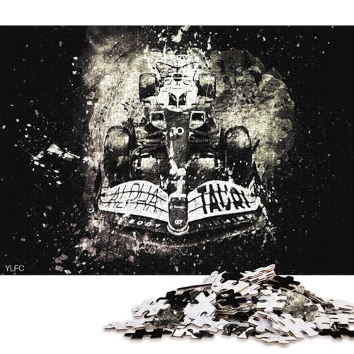 Art Sports Car Puzzle, Denksportaufgabe, Premium-Puzzle aus Karton für Kinder und Erwachsene ab 12 Jahren, 70 x 50 cm, 1000 Teile von QBIREX