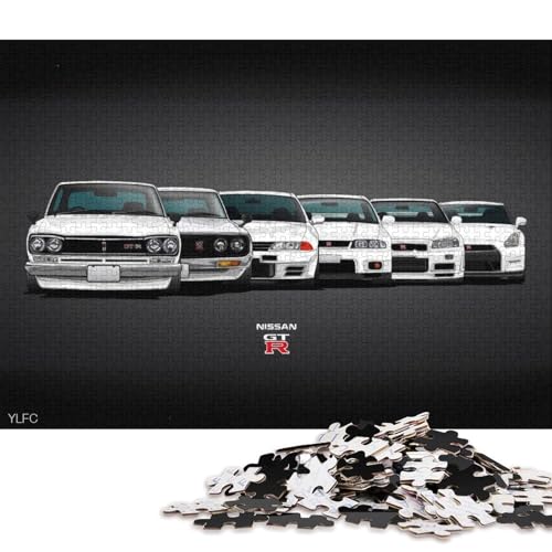 Art Sports Car Puzzle, Denksportaufgabe, Premium-Puzzle aus Karton für Kinder und Erwachsene ab 12 Jahren, 70 x 50 cm, 1000 Teile Art Sports Car Puzzle, Denksportaufgabe, Premium-Puzzle aus Karton für Kinder und Erwachsene ab 12 Jahren, 70 x 50 cm, 1000 Teile von QBIREX