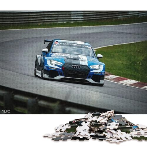 Art Sports Car Puzzle, Denksportaufgabe, Premium-Puzzle aus Karton für Kinder und Erwachsene ab 12 Jahren, 70 x 50 cm, 1000 Teile Art Sports Car Puzzle, Denksportaufgabe, Premium-Puzzle aus Karton für Kinder und Erwachsene ab 12 Jahren, 70 x 50 cm, 1000 Teile von QBIREX