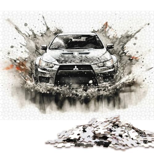 Art Sports Car Puzzle, Denksportaufgabe, Premium-Puzzle aus Karton für Kinder und Erwachsene ab 12 Jahren, 70 x 50 cm, 1000 Teile Art Sports Car Puzzle, Denksportaufgabe, Premium-Puzzle aus Karton für Kinder und Erwachsene ab 12 Jahren, 70 x 50 cm, 1000 Teile von QBIREX