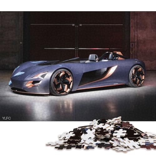 Art Sports Car Puzzle, Premium-Puzzle aus 100% recyceltem Brett, für Kinder und Erwachsene ab 12 Jahren, 70 x 50 cm, 1000 Teile Art Sports Car Puzzle, Premium-Puzzle aus 100% recyceltem Brett, für Kinder und Erwachsene ab 12 Jahren, 70 x 50 cm, 1000 Teile von QBIREX