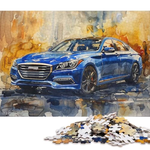 Art Sports Car Puzzle, Premium-Puzzle aus 100% recyceltem Brett, für Kinder und Erwachsene ab 12 Jahren, 70 x 50 cm, 1000 Teile Art Sports Car Puzzle, Premium-Puzzle aus 100% recyceltem Brett, für Kinder und Erwachsene ab 12 Jahren, 70 x 50 cm, 1000 Teile von QBIREX