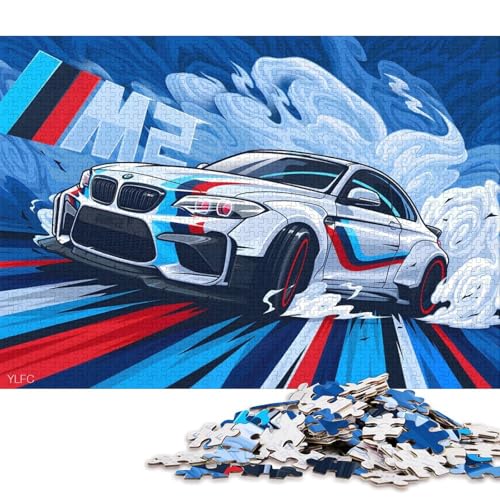 Art Sports Car Puzzle, anspruchsvolle Familienspiele, 100% recycelter Karton, Puzzle für Erwachsene und Kinder, Geburtstagsgeschenk, 70 x 50 cm, 1000 Teile Art Sports Car Puzzle, anspruchsvolle Familienspiele, 100% recycelter Karton, Puzzle für Erwachsene und Kinder, Geburtstagsgeschenk, 70 x 50 cm, 1000 Teile von QBIREX