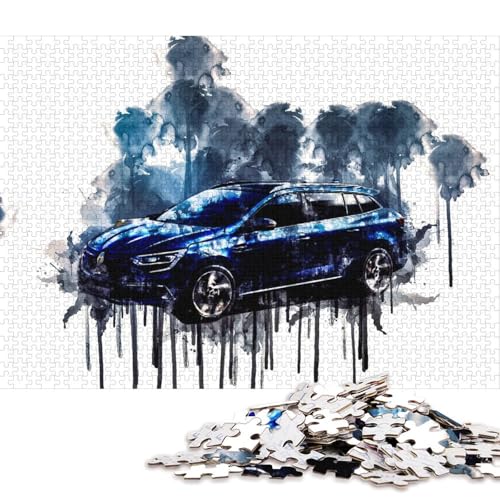 Art Sports Car Puzzle, freundliche Materialien, 100 Prozent recycelter Karton, Puzzle für Erwachsene und Kinder, 38 x 26 cm, 1000 Teile Art Sports Car Puzzle, freundliche Materialien, 100 Prozent recycelter Karton, Puzzle für Erwachsene und Kinder, 38 x 26 cm, 1000 Teile von QBIREX