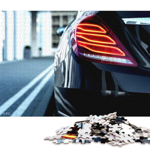 Art Sports Car Puzzle, kreative Spiele, 100 Prozent recycelter Karton, Puzzle für Erwachsene, 38 x 26 cm, 1000 Teile von QBIREX