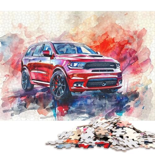 Art Sports Car Puzzle, schwierige Herausforderung, 100 Prozent recycelter Karton, Puzzle für Kinder und Erwachsene ab 12 Jahren, 70 x 50 cm, 1000 Teile Art Sports Car Puzzle, schwierige Herausforderung, 100 Prozent recycelter Karton, Puzzle für Kinder und Erwachsene ab 12 Jahren, 70 x 50 cm, 1000 Teile von QBIREX