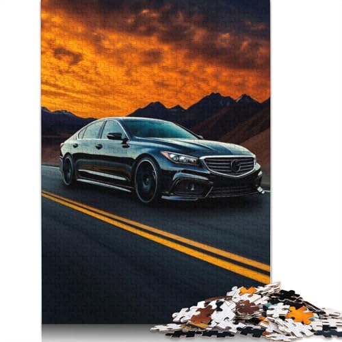 Art Sports Car Puzzle 1000 Teile Schwer Puzzle Spielzeug Lernspiel Impossible Herausforderung Spielzeug Für Erwachsene Kinder 1000pcs (75x50cm) von QBIREX