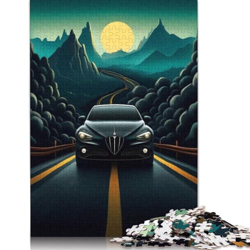 Art Sports Car Puzzle 1000-teilige Schwer Puzzle Spielzeug Lernspiel Impossible Herausforderungsspielzeug Für Erwachsene Und Kinder in Bewährter 1000pcs (75x50cm) von QBIREX