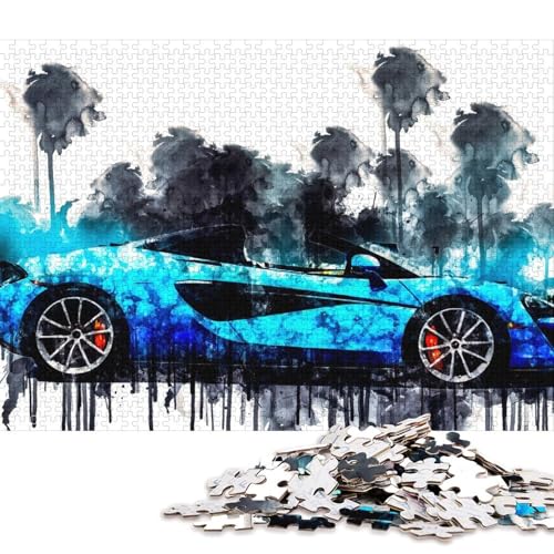 Art Sports Car Puzzle DIY Spiel Papier Rechteckiges Puzzle für Jungen oder Mädchen Geburtstagsgeschenk 70x50cm/1000pcs Art Sports Car Puzzle DIY Spiel Papier Rechteckiges Puzzle für Jungen oder Mädchen Geburtstagsgeschenk 70x50cm/1000pcs von QBIREX