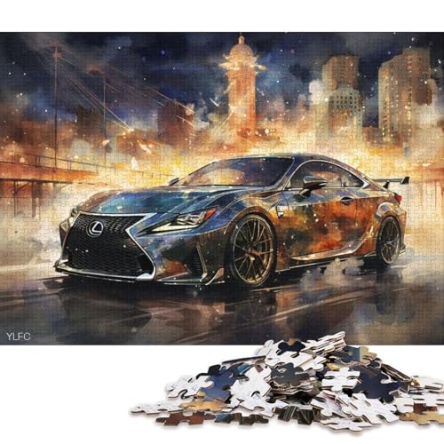 Art Sports Car Puzzle DIY Spiel Papier Rechteckiges Puzzle für Jungen oder Mädchen Geburtstagsgeschenk 70x50cm/1000pcs Art Sports Car Puzzle DIY Spiel Papier Rechteckiges Puzzle für Jungen oder Mädchen Geburtstagsgeschenk 70x50cm/1000pcs von QBIREX