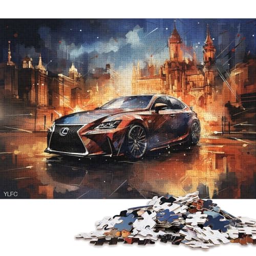 Art Sports Car Puzzle DIY-Spiel Premium-Puzzle aus Karton für Frauen und Männer, Geschenke zum Kindertag, 70 x 50 cm, 1000 Teile Art Sports Car Puzzle DIY-Spiel Premium-Puzzle aus Karton für Frauen und Männer, Geschenke zum Kindertag, 70 x 50 cm, 1000 Teile von QBIREX