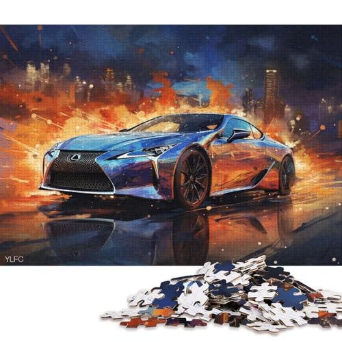 Art Sports Car Puzzle DIY-Spiel Premium-Puzzle aus Karton für Frauen und Männer, Geschenke zum Kindertag, 70 x 50 cm, 1000 Teile Art Sports Car Puzzle DIY-Spiel Premium-Puzzle aus Karton für Frauen und Männer, Geschenke zum Kindertag, 70 x 50 cm, 1000 Teile von QBIREX
