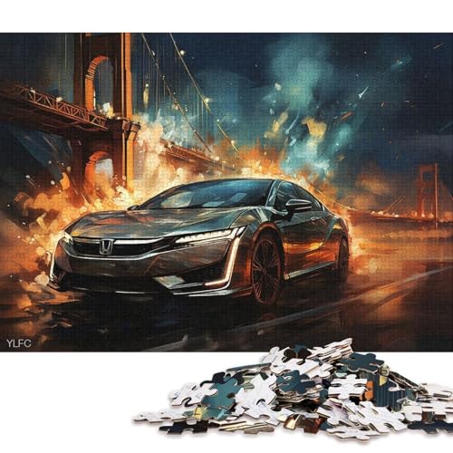 Art Sports Car Puzzle Dekompressionsspielzeug Rechteckiges Papierpuzzle für Kinder und Erwachsene ab 12 Jahren 38x26cm/1000 Teile Art Sports Car Puzzle Dekompressionsspielzeug Rechteckiges Papierpuzzle für Kinder und Erwachsene ab 12 Jahren 38x26cm/1000 Teile von QBIREX