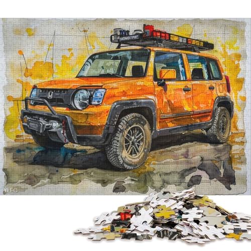 Art Sports Car Puzzle Dekompressionsspielzeug Rechteckiges Papierpuzzle für Kinder und Erwachsene ab 12 Jahren 38x26cm/1000 Teile Art Sports Car Puzzle Dekompressionsspielzeug Rechteckiges Papierpuzzle für Kinder und Erwachsene ab 12 Jahren 38x26cm/1000 Teile von QBIREX