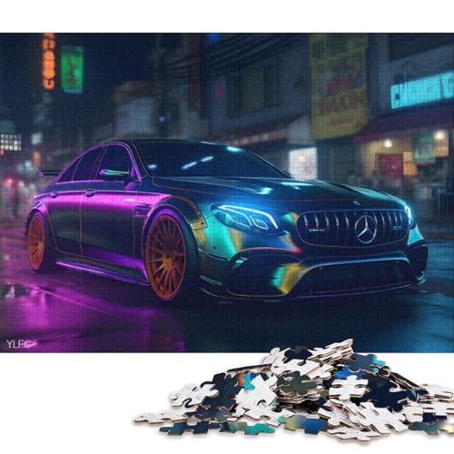 Art Sports Car Puzzle Dekompressionsspielzeug Rechteckiges Papierpuzzle für Kinder und Erwachsene ab 12 Jahren 38x26cm/1000 Teile Art Sports Car Puzzle Dekompressionsspielzeug Rechteckiges Papierpuzzle für Kinder und Erwachsene ab 12 Jahren 38x26cm/1000 Teile von QBIREX
