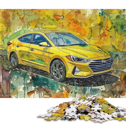 Art Sports Car Puzzle Dekompressionsspielzeug Rechteckiges Papierpuzzle für Kinder und Erwachsene ab 12 Jahren 38x26cm/1000 Teile Art Sports Car Puzzle Dekompressionsspielzeug Rechteckiges Papierpuzzle für Kinder und Erwachsene ab 12 Jahren 38x26cm/1000 Teile von QBIREX