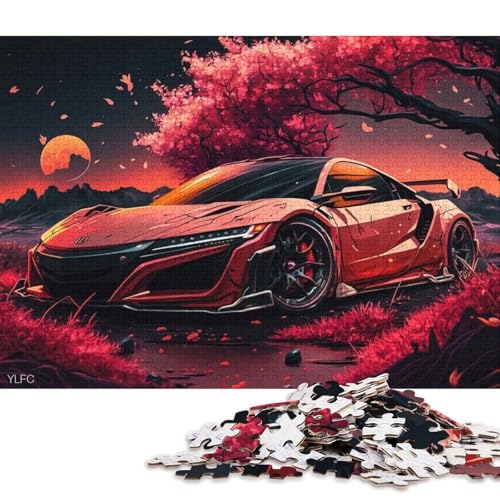 Art Sports Car Puzzle Dekompressionsspielzeug Rechteckiges Papierpuzzle für Kinder und Erwachsene ab 12 Jahren 38x26cm/1000 Teile Art Sports Car Puzzle Dekompressionsspielzeug Rechteckiges Papierpuzzle für Kinder und Erwachsene ab 12 Jahren 38x26cm/1000 Teile von QBIREX