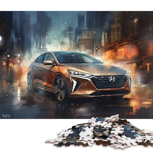 Art Sports Car Puzzle Dekompressionsspielzeug Rechteckiges Papierpuzzle für Kinder und Erwachsene ab 12 Jahren 38x26cm/1000 Teile Art Sports Car Puzzle Dekompressionsspielzeug Rechteckiges Papierpuzzle für Kinder und Erwachsene ab 12 Jahren 38x26cm/1000 Teile von QBIREX