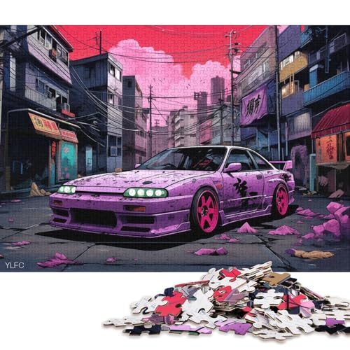Art Sports Car Puzzle Dekompressionsspielzeug Rechteckiges Papierpuzzle für Kinder und Erwachsene ab 12 Jahren 70x50cm/1000 Teile Art Sports Car Puzzle Dekompressionsspielzeug Rechteckiges Papierpuzzle für Kinder und Erwachsene ab 12 Jahren 70x50cm/1000 Teile von QBIREX