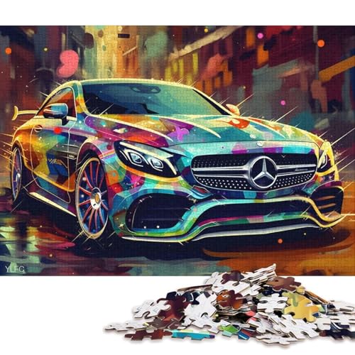 Art Sports Car Puzzle Dekompressionsspielzeug Rechteckiges Papierpuzzle für Kinder und Erwachsene ab 12 Jahren 70x50cm/1000 Teile Art Sports Car Puzzle Dekompressionsspielzeug Rechteckiges Papierpuzzle für Kinder und Erwachsene ab 12 Jahren 70x50cm/1000 Teile von QBIREX