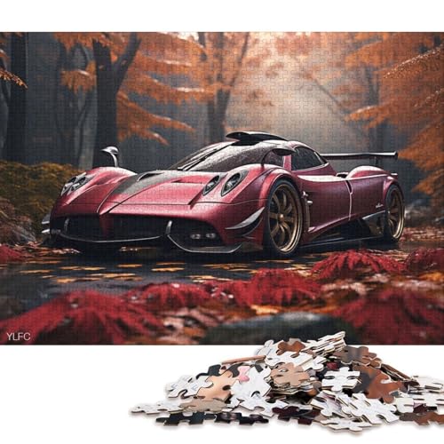 Art Sports Car Puzzle Dekompressionsspielzeug Rechteckiges Papierpuzzle für Kinder und Erwachsene ab 12 Jahren 70x50cm/1000 Teile Art Sports Car Puzzle Dekompressionsspielzeug Rechteckiges Papierpuzzle für Kinder und Erwachsene ab 12 Jahren 70x50cm/1000 Teile von QBIREX