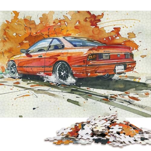 Art Sports Car Puzzle Familienspaß 100% recycelter Karton Puzzle für Kinder und Erwachsene ab 12 Jahren 70 x 50 cm/1000 Teile Art Sports Car Puzzle Familienspaß 100% recycelter Karton Puzzle für Kinder und Erwachsene ab 12 Jahren 70 x 50 cm/1000 Teile von QBIREX