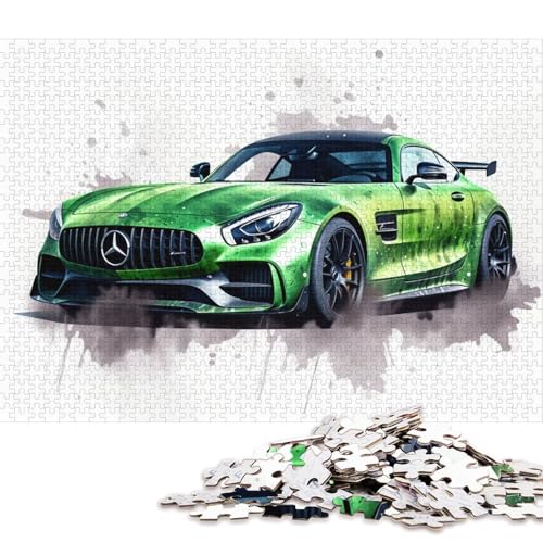 Art Sports Car Puzzle Familienspaß 100% recycelter Karton Puzzle für Kinder und Erwachsene ab 12 Jahren 70 x 50 cm/1000 Teile Art Sports Car Puzzle Familienspaß 100% recycelter Karton Puzzle für Kinder und Erwachsene ab 12 Jahren 70 x 50 cm/1000 Teile von QBIREX