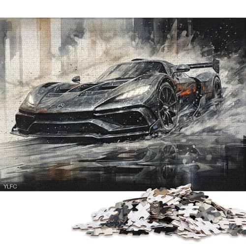 Art Sports Car Puzzle Familienspaß 100% recycelter Karton Puzzle für Kinder und Erwachsene ab 12 Jahren 70 x 50 cm/1000 Teile Art Sports Car Puzzle Familienspaß 100% recycelter Karton Puzzle für Kinder und Erwachsene ab 12 Jahren 70 x 50 cm/1000 Teile von QBIREX