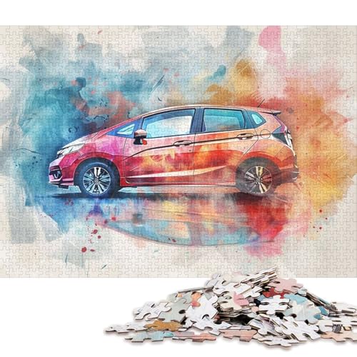 Art Sports Car Puzzle Familienspaß 100% recycelter Karton Puzzle für Kinder und Erwachsene ab 12 Jahren 70 x 50 cm/1000 Teile Art Sports Car Puzzle Familienspaß 100% recycelter Karton Puzzle für Kinder und Erwachsene ab 12 Jahren 70 x 50 cm/1000 Teile von QBIREX