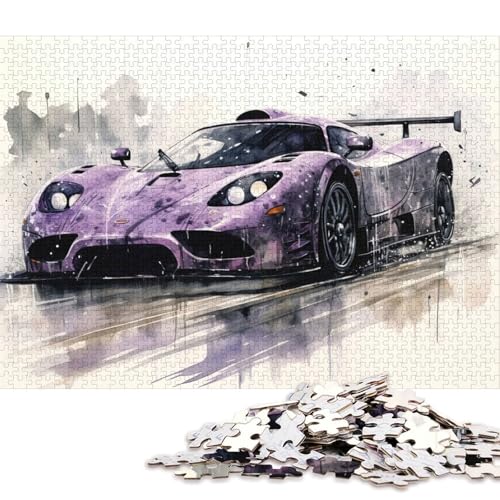 Art Sports Car Puzzle Familienspaß 100% recycelter Karton Puzzle für Kinder und Erwachsene ab 12 Jahren 70 x 50 cm/1000 Teile Art Sports Car Puzzle Familienspaß 100% recycelter Karton Puzzle für Kinder und Erwachsene ab 12 Jahren 70 x 50 cm/1000 Teile von QBIREX